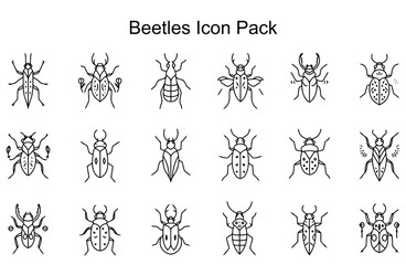 Beetles Icon Pack