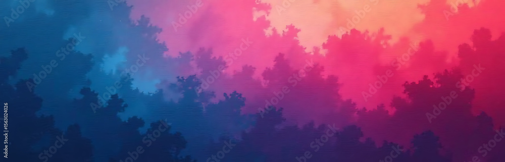 Poster color gradient light neon glow rough grain perfect abstract design template