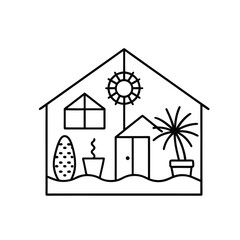 house icon vector illustration