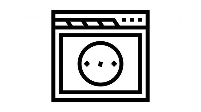 Code minimalist line animation