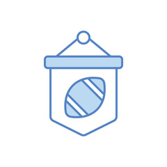 Sports Banner Icon vector stock illustration