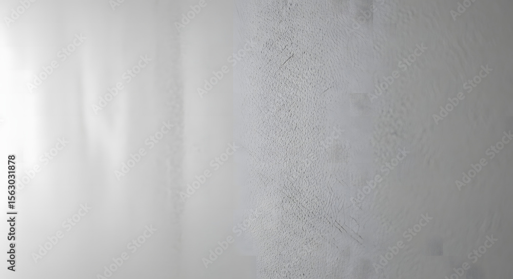 Poster silver metallic texture presents an abstract background with subtle gradient and granulated patterns