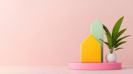 3D chart showing mortgage payoff timeline, clear visual of property loan