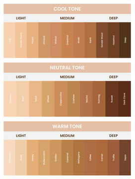 Skin Gradient Color Scheme Skintone Beauty Makeup