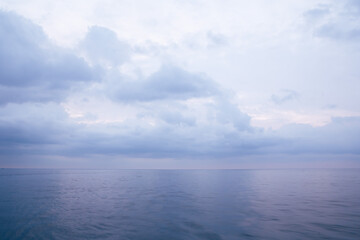 clouds ocean at dawn
