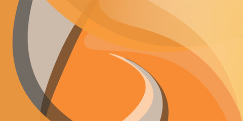 Warm and orange color background abstract art vector