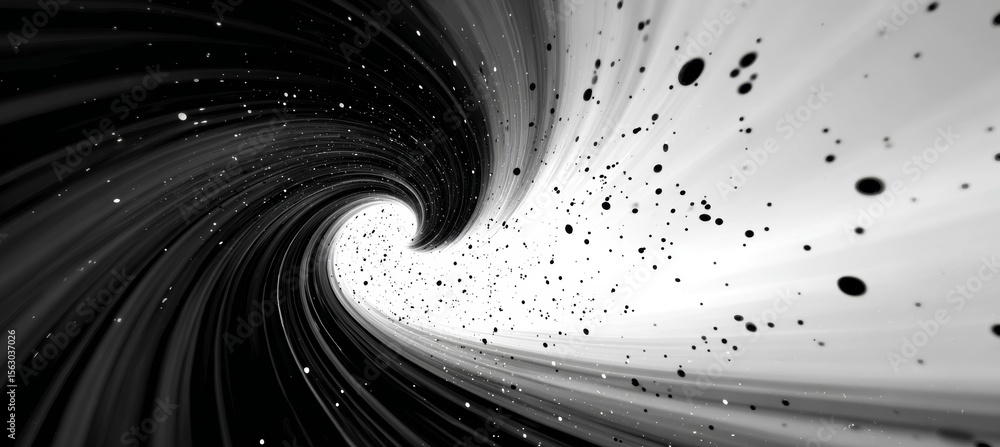 Poster light vortex. generative ai technology.