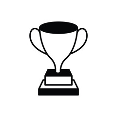 Trophy Icon vector stock illustration