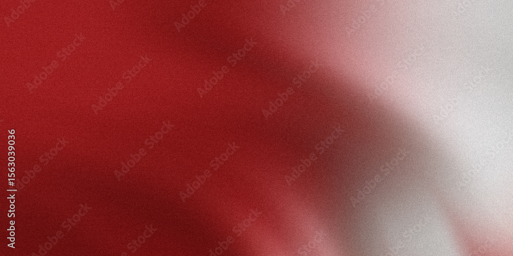 Poster a vibrant gradient of red and white creates an abstract textured background with a grainy, noisy eff