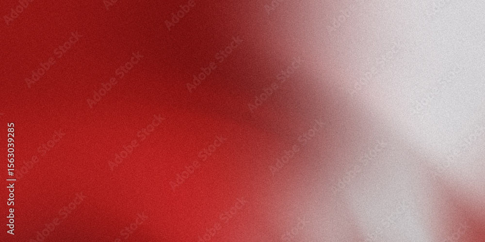 Poster a vibrant gradient of red and white creates an abstract textured background with a grainy, noisy eff