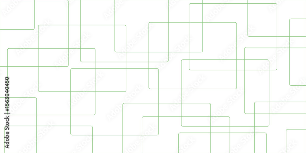 Fototapete abstract colorful geometric pattern square and random lines. glowing futuristic technology geometric