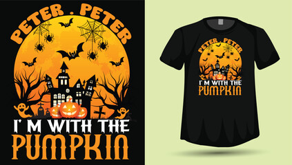 Halloween tshirt design graphic & vector