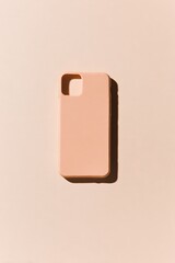Peach-toned phone case