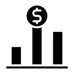 Competitive Strategy Vector Glyph Icon Design