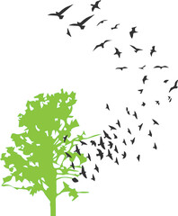 A symbolic vector illustration of a bird flying freely, representing freedom, peace, and nature. Perfect for conceptual artwork, motivational posters, wildlife themes, and logo designs. Fully editable