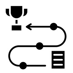 Success Milestone   Icon Vector Illustration