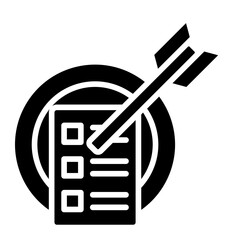 Project Goals   Icon Vector Illustration