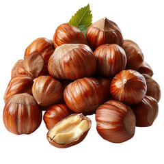 Obraz premium hazelnut on transparent background