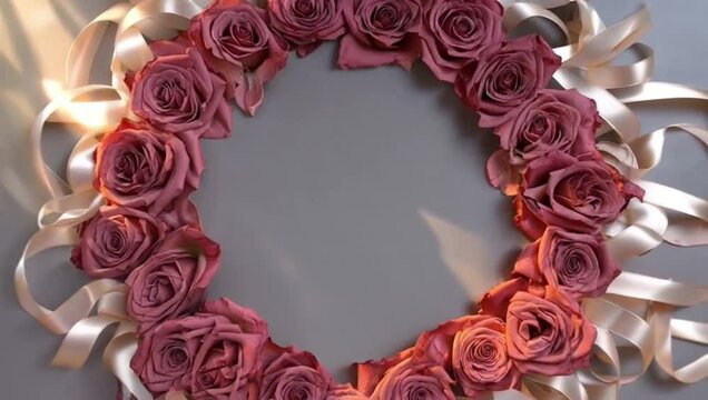 dusty rose frame