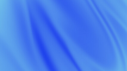 Blue Silk Satin Background with Soft Flowing Texture and Abstract Smooth Waves Backdrop Design