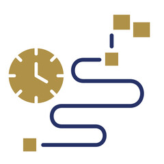 Timeline Tracker   Icon Vector Illustration
