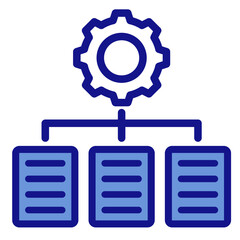 Resource Allocation   Icon Vector Illustration