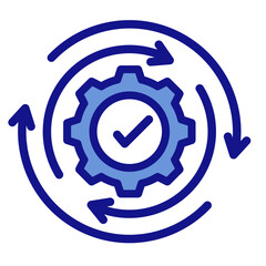Execution Wheel   Icon Vector Illustration