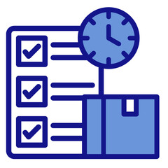 Project Delivery   Icon Vector Illustration