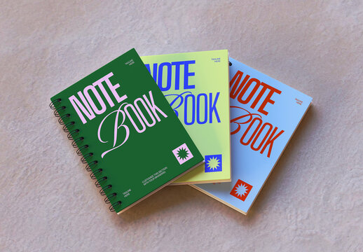 Notebook with Rings Mockup