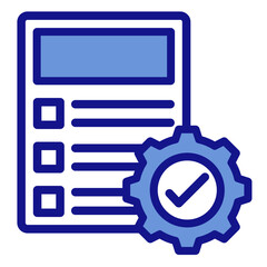 Fototapeta premium Project Completion Icon Vector Illustration