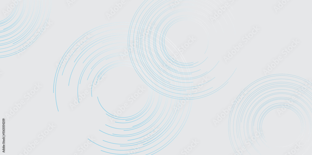 Poster abstract white glowing geometric lines on background. spiral sound wave rhythm line dynamic abstract
