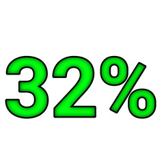 32% percent discount	