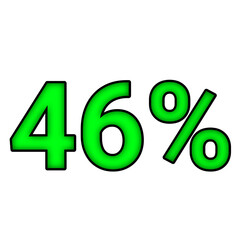 46% percent discount	