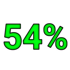 54% percent discount	