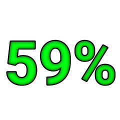 59% percent discount	