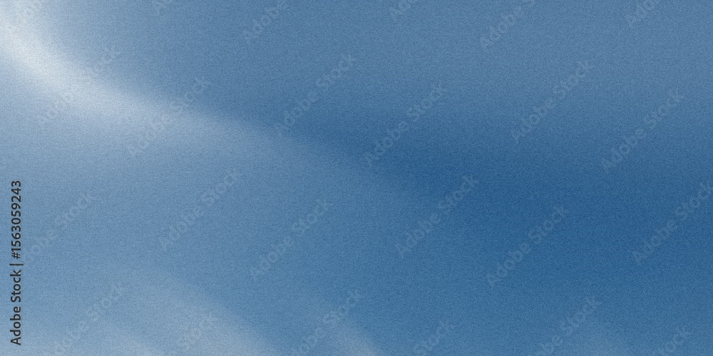 Poster a blurred abstract background with a gradient of blue and white creates a textured and grainy visual