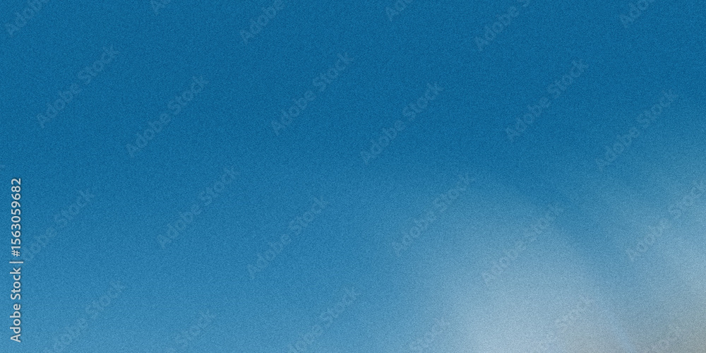 Aufkleber a blurred abstract background with a gradient of blue and white creates a textured and grainy visual