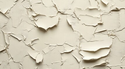 Beige textured background features thick, layered brushstrokes and subtle shadows. Great for adding organic, textural depth to graphic designs and art projects.