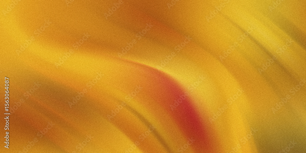 Poster a warm abstract background features swirling gradients of yellow and orange, creating a sense of lig