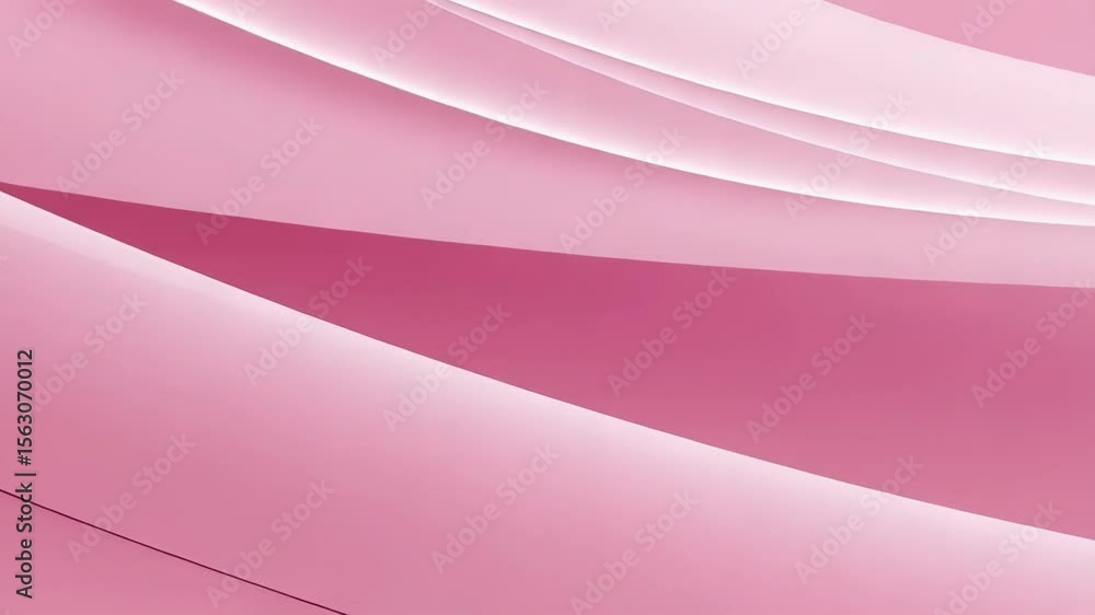 Aufkleber a soft pink abstract background with flowing curves creates a gentle and elegant design