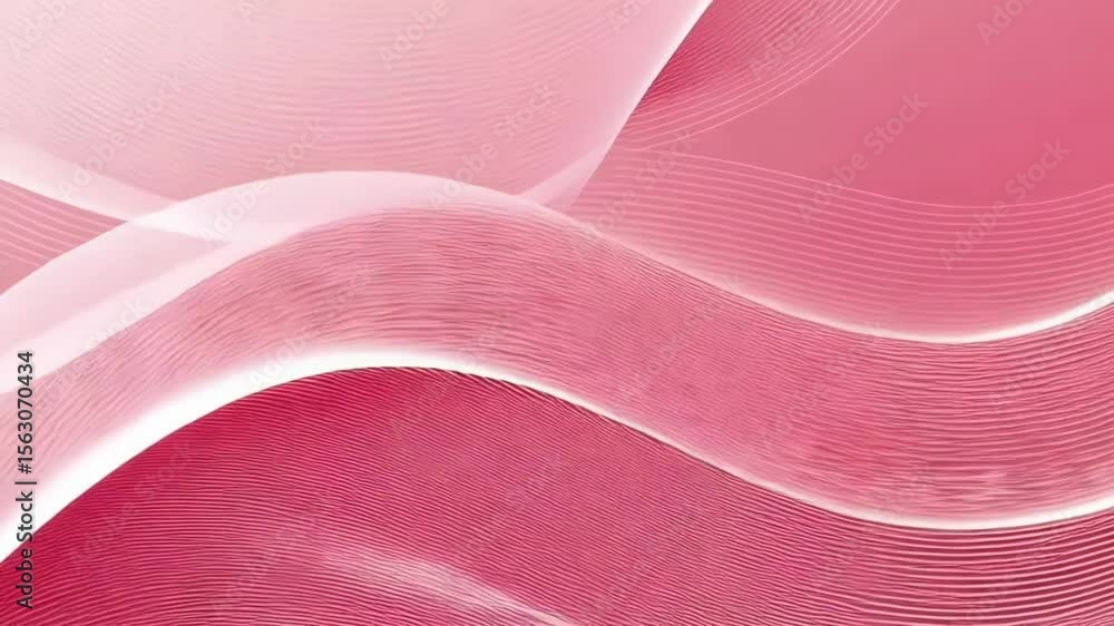 Aufkleber a soft pink abstract background with flowing curves creates a gentle and elegant design
