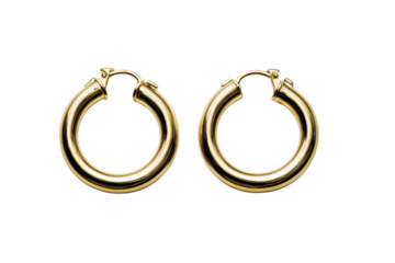 golden ring isolated on white