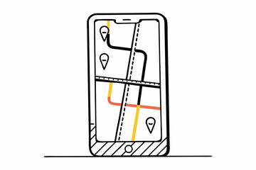 Clean Transit App Interface Design with Bold Route Maps