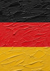 Artistic representation of the german flag germany graphic design textured background abstract perspective