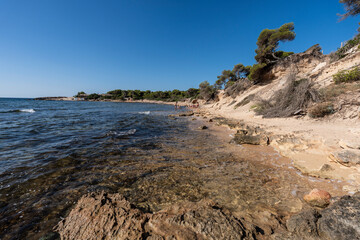 Es Raco de S Arena beach (the corner of the sand), S estanyol, Llucmajor, Mallorca, Balearic...
