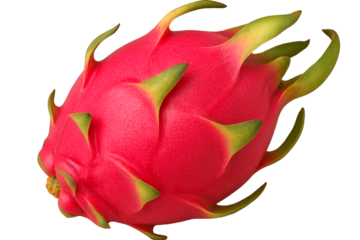 Ripe dragon fruit ready to eat
