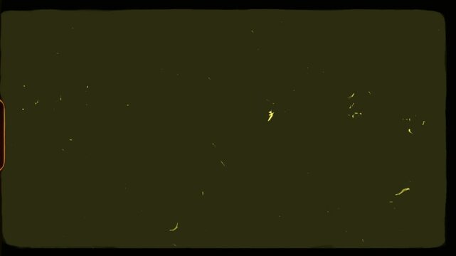 Super 8 mm Film Grain Effect with Dust and Scratches. Retro template.4k video