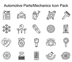 Automotive Parts/Mechanics Icon Pack