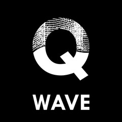 Letter q with wave design logo template illustration