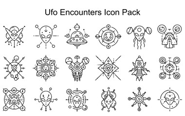UFO Encounters Icon Pack